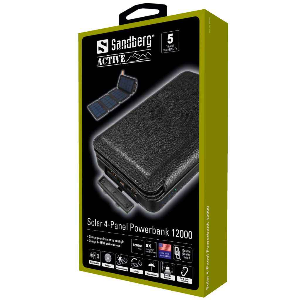 PowerBank con pannello solare