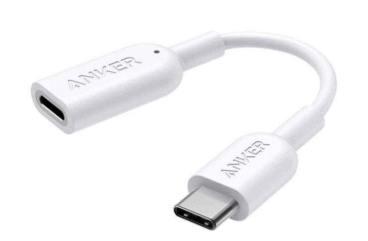 Un adattatore da USB-C a Lightning da Anker