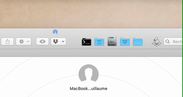 AirDrop sul Mac: come inviare i file direttamente sulla Scrivania o altre cartelle