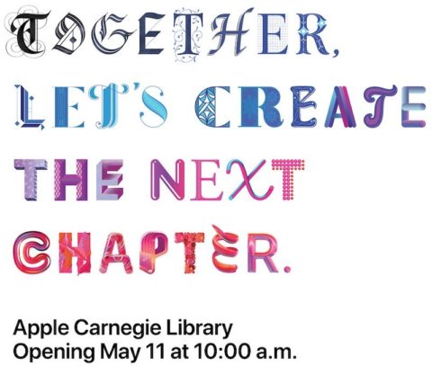 Apple inaugura lo Store alla Carnegie Library a Washington l’11 maggio