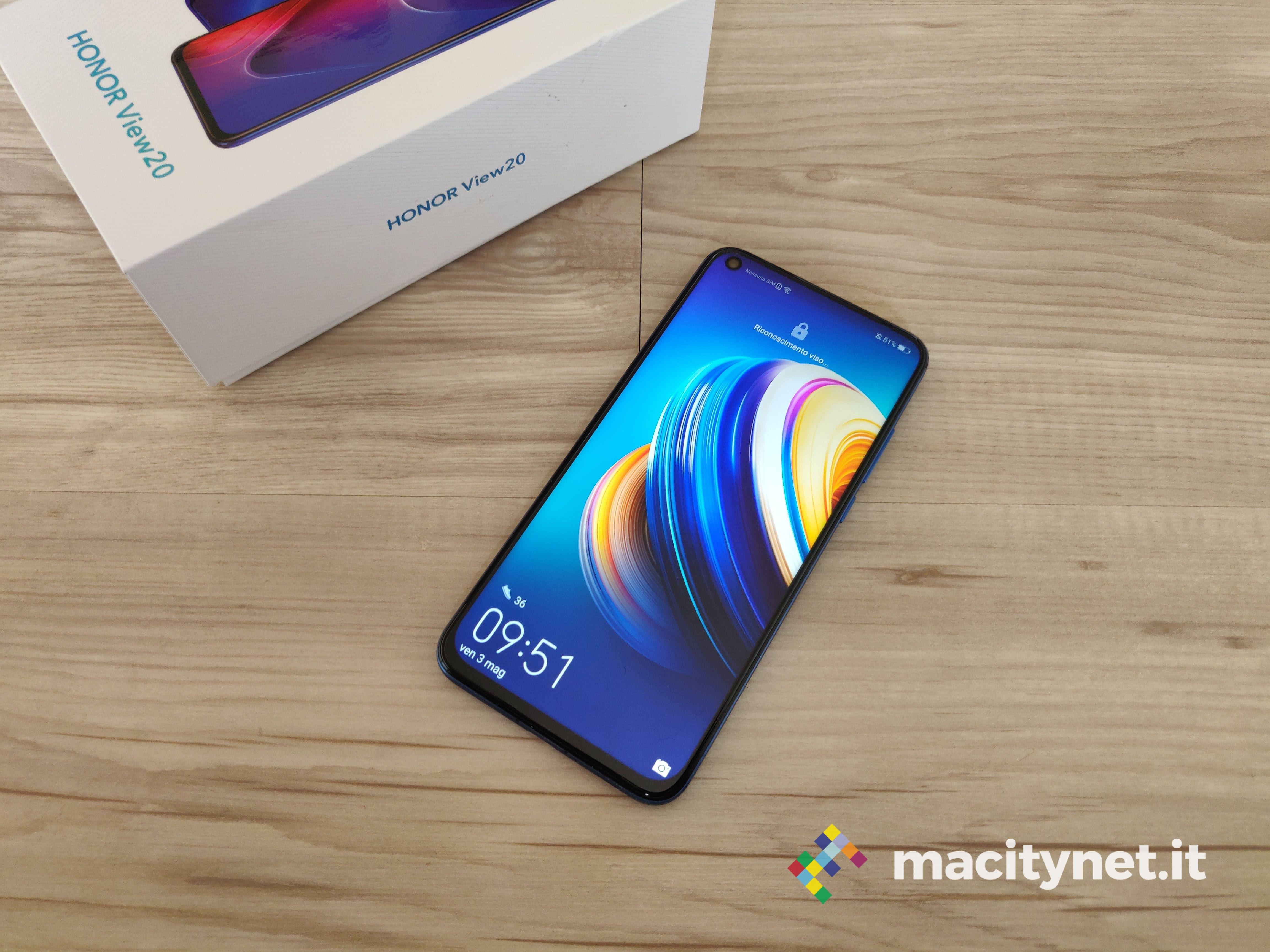 Recensione Honor View 20