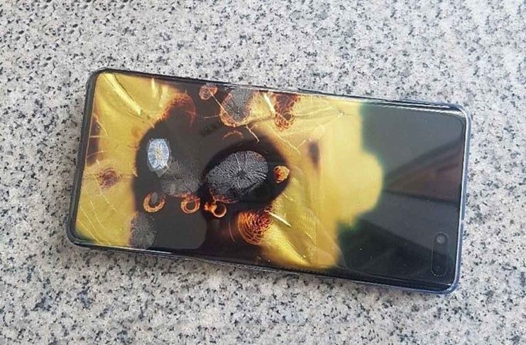 Galaxy S10 5G incendiato