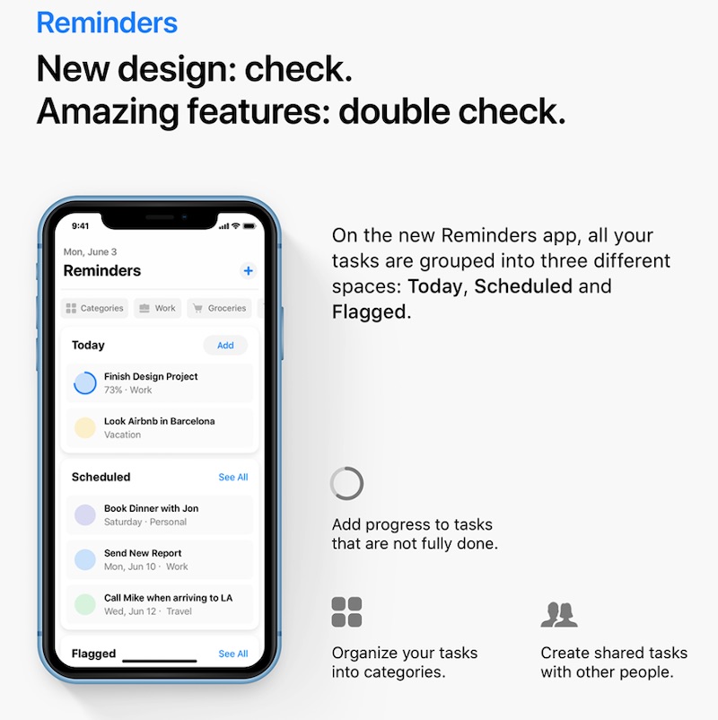 iOS 13 immaginato con modalità scura, nuovo indicatore volume e schermo esteso per Mac