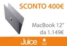 Da Juice MacBook 12” costa 400 euro meno del prezzo di listino