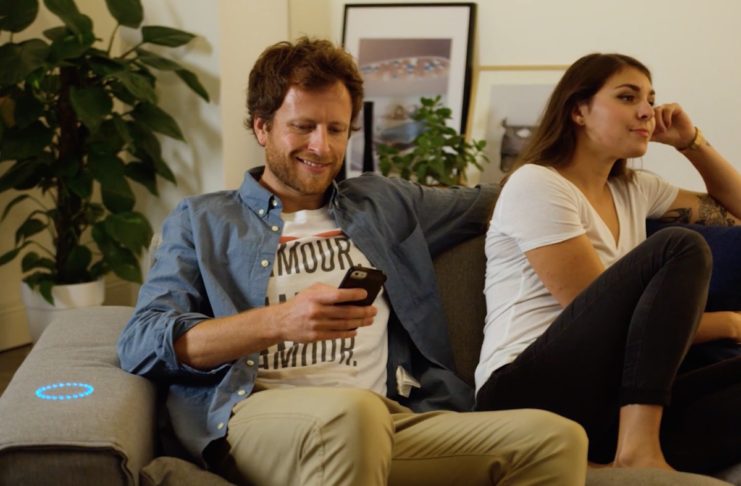 Miliboo Smart Sofa è il primo divano smart connesso che vibra e suona