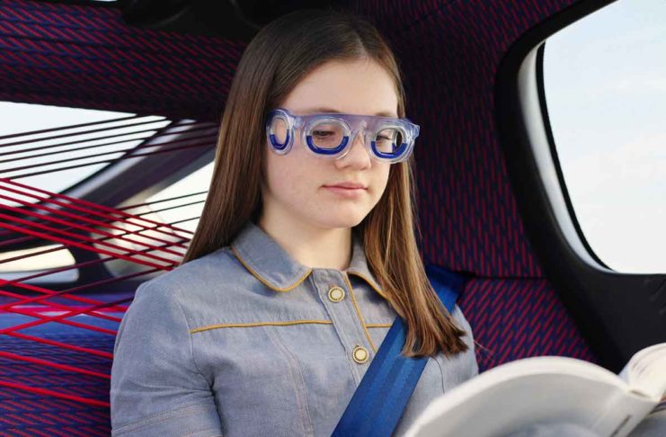 Occhiali contro cinetosi