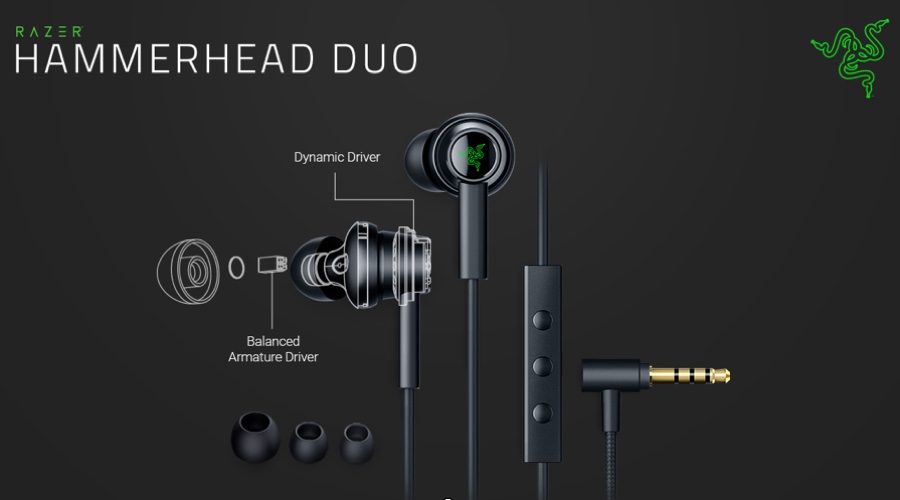 Razer Hammerhead Duo sono gli auricolari agli steroidi con doppio driver