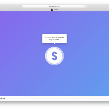 Smash è un servizio tipo WeTransfer per l’inivo di file di grandi dimensioni senza limiti