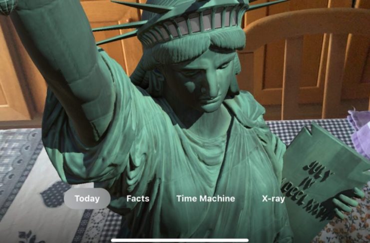 Esplora la Statua della Libertà in realtà aumentata con l’app Statue of Liberty