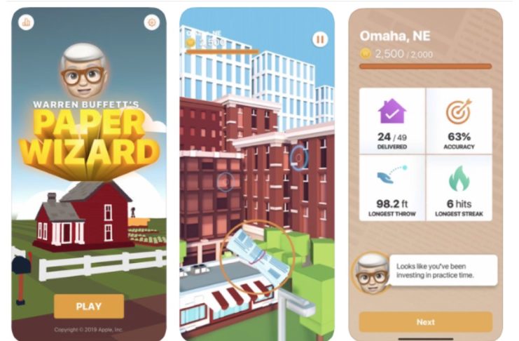 Warren Buffett’s Paper Wizard è il primo gioco di Apple dal 2008