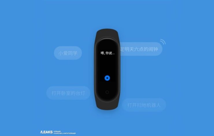 Xiaomi Mi Band 4 mostrata in foto