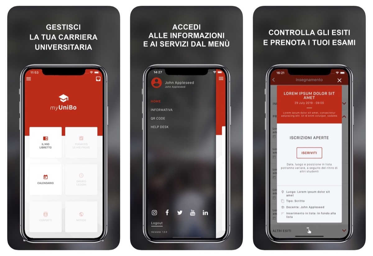 myUniBo, l’app per gli studenti dell’Alma Mater