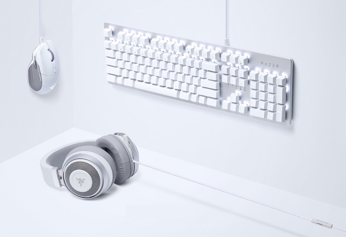 Le periferiche Razer ora sono disponibili anche in bianco