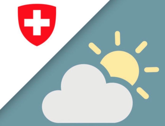 MeteoSwiss, l’app del servizio meteorologico nazionale della Confederazione Svizzera