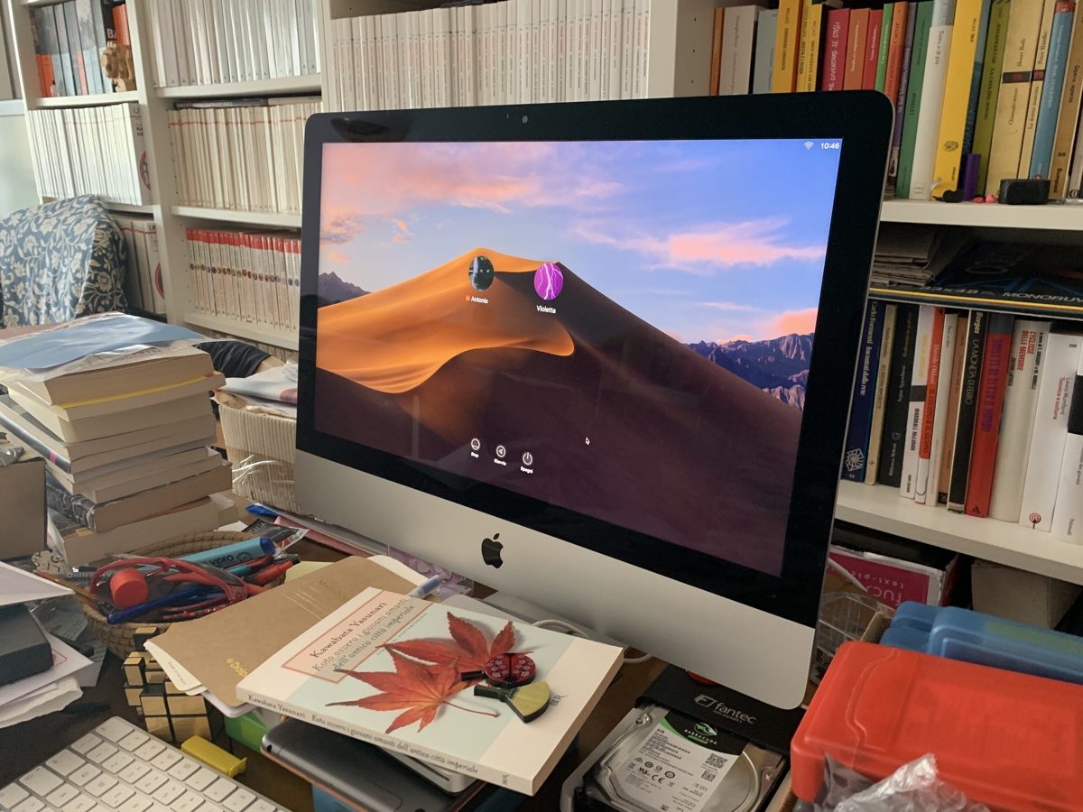 Un iMac come hub dello stile di vita digitale e multiutente