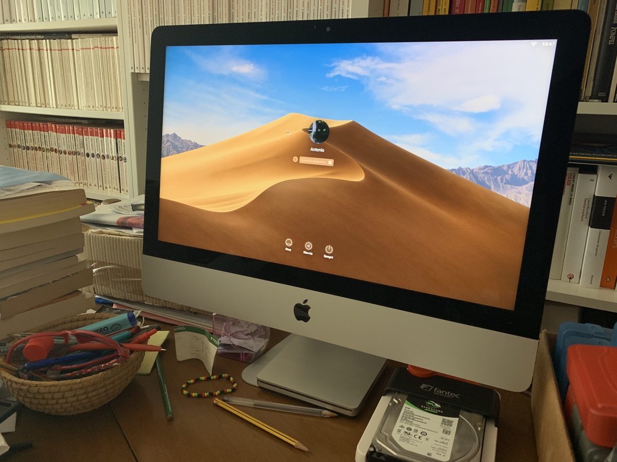 Un iMac come hub dello stile di vita digitale e multiutente