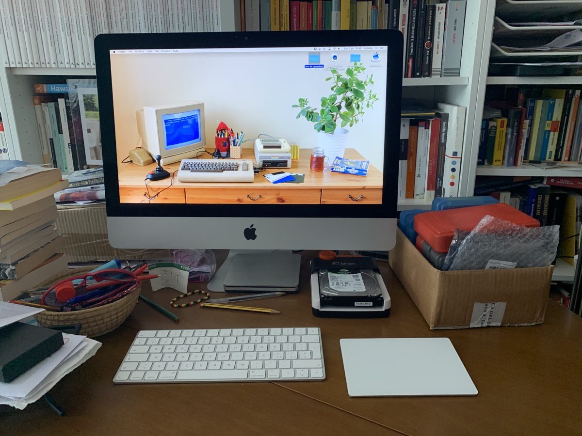 Un iMac come hub dello stile di vita digitale e multiutente