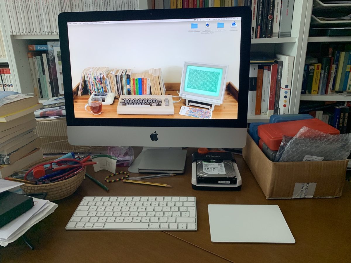 Un iMac come hub dello stile di vita digitale e multiutente