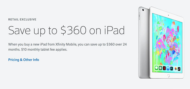 Apple chiede a Comcast e Charter di vendere iPad e Apple TV