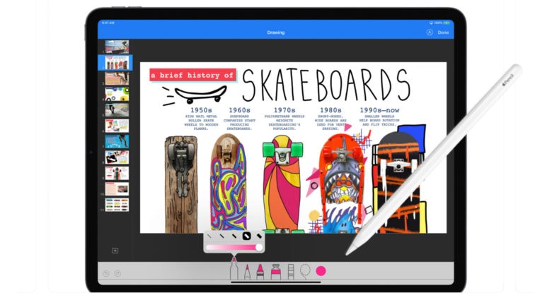 Apple aggiorna iWork per iOS e macOS, con nuovi stili e personalizzazioni Apple Pencil Apple aggiorna iWork per iOS e macOS, con nuovi stili e personalizzazioni Apple Pencil