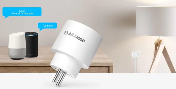 Presa smart Alfawise PF1006 con supporto Alexa e Google a poco più di 9 euro