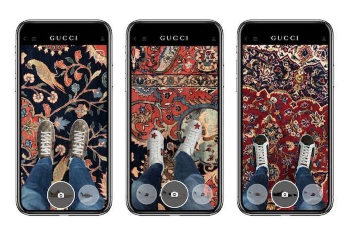Le scarpe di Gucci si provano grazie alla realtà aumentata con l’app Gucci per iOS