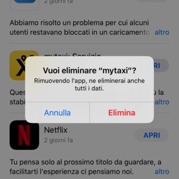 iOS 13 permette di eliminare le app direttamente dall’elenco Aggiornamenti dell’App Store