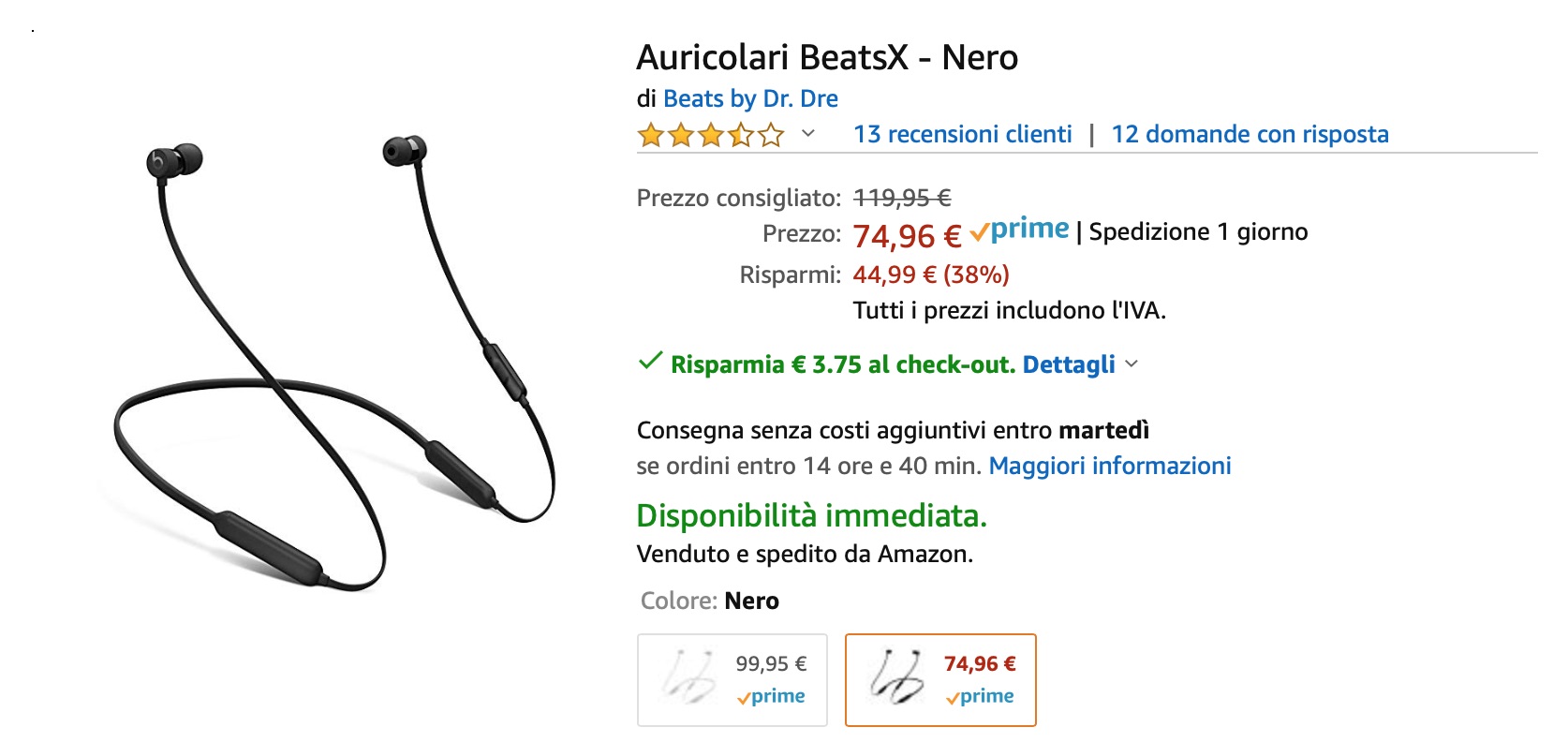 BeatX, auricolari wireless parenti di AirPods: solo 71€