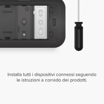 Come misurare i consumi dell’impianto con la domotica Bticino Living Now Connesso su iOS e Android e DIN FT20T60A