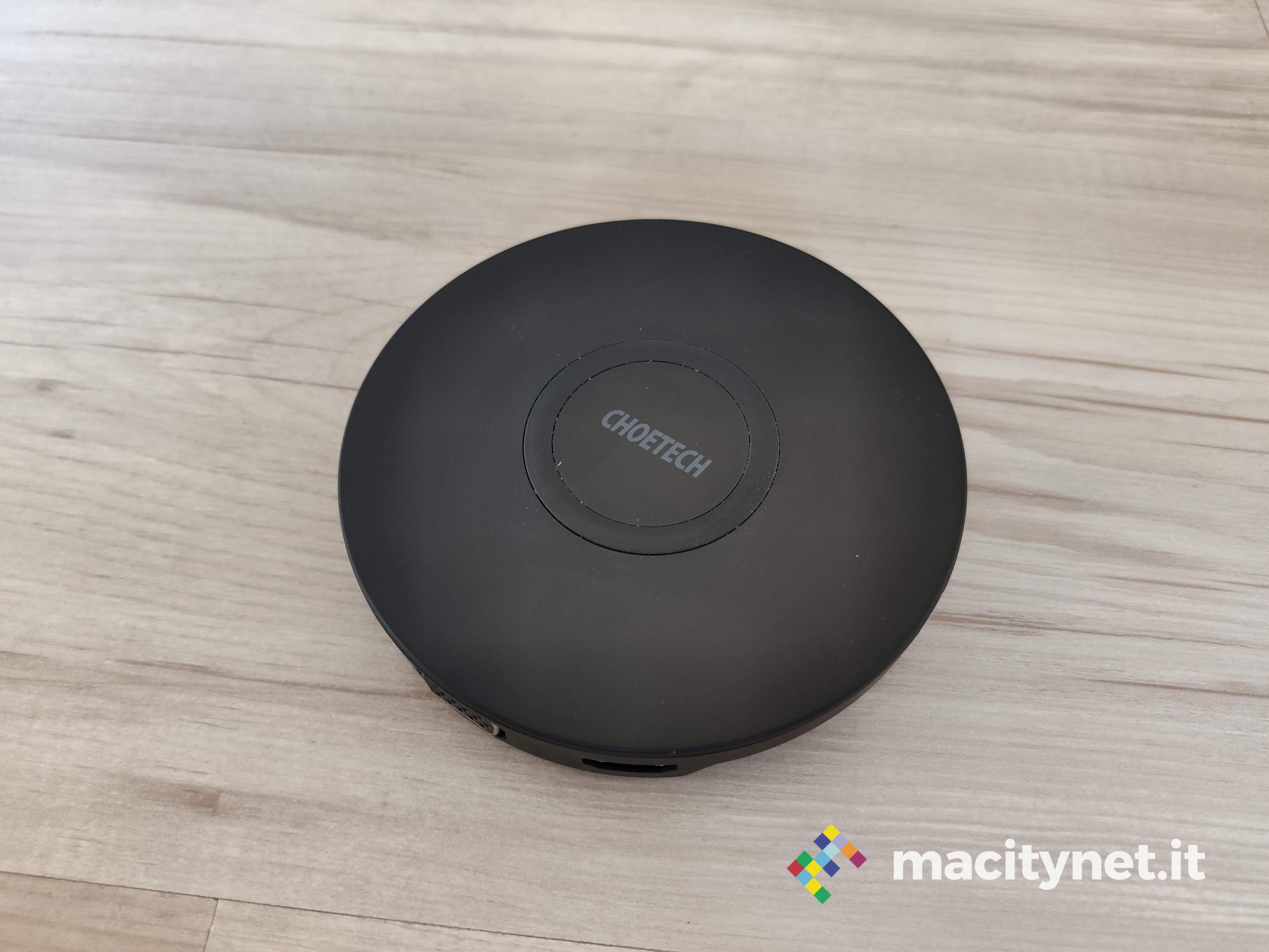 Recensione dock USB-C Choetech con HDMI e ricarica wireless