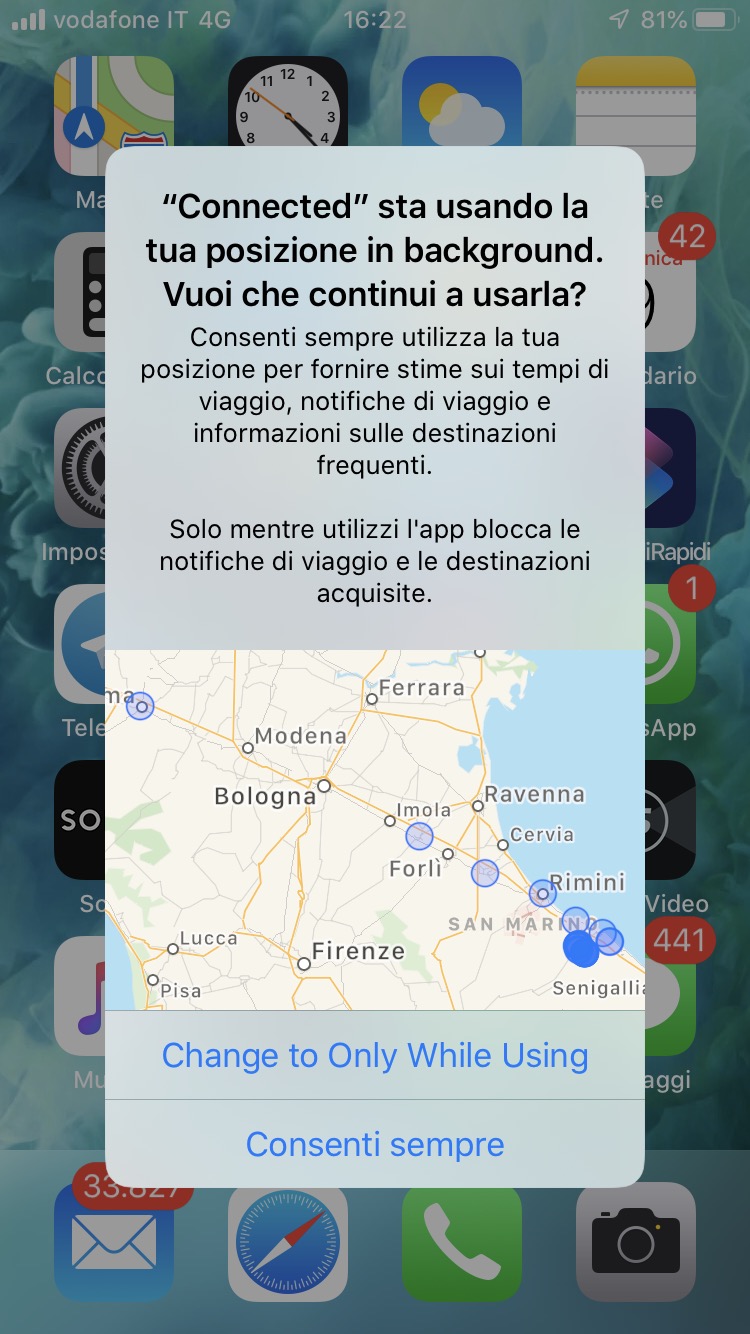 In iOS 13 una mappa per vedere dove le app vi hanno tracciato