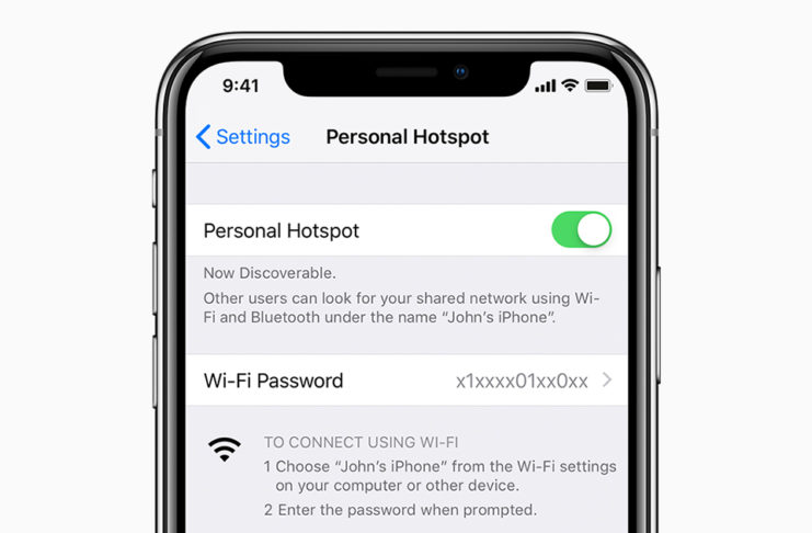 Con iOS 13 la funzione hotspot di iPhone sarà migliore