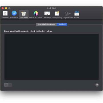 macOS 10.15 Catalina, le nuove funzioni antispam integrate in Mail