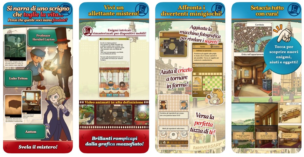 Layton: scrigno di Pandora HD è su App Store per iPhone e iPad Layton: scrigno di Pandora HD è su App Store per iPhone e iPad