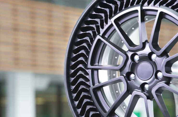 Michelin e General Motors hanno presentato il primo pneumatico senza aria