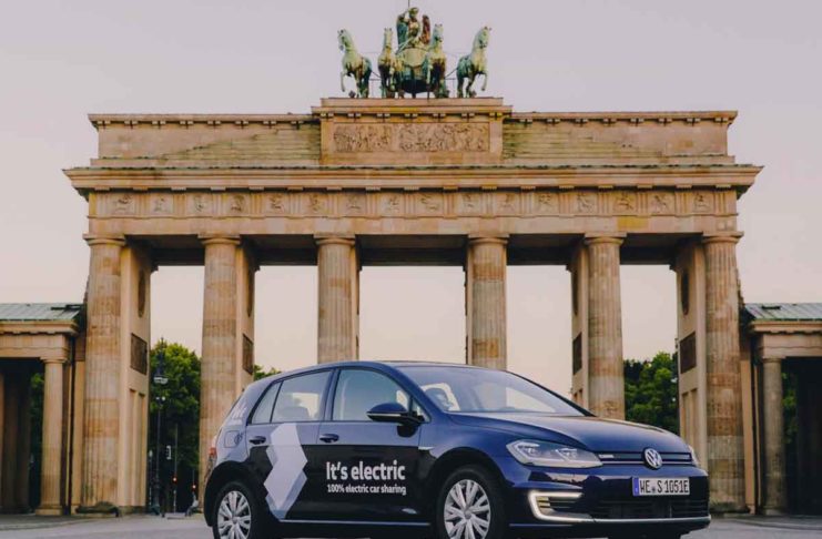 Volkswagen inaugura il car sharing elettrico WeShare a Berlino