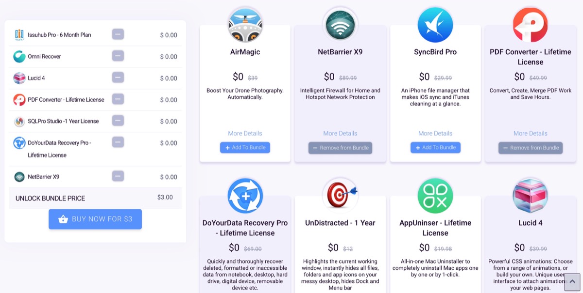 7 app top per Mac a soli 3 dollari: la nuova offerta BundleHunt