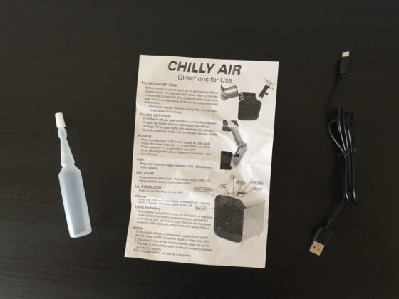 Recensione Chilly Air, mini-ventilatore ad acqua con umidificatore e purificatore d’aria
