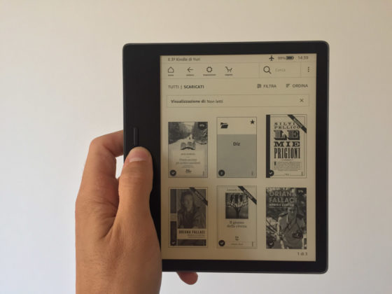 Recensione Kindle Oasis, il top di gamma degli e-reader Amazon ora è perfetto