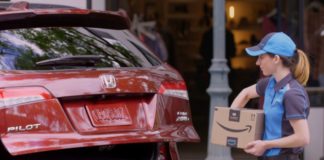 Amazon ora consegnerà al bagagliaio della tua Honda