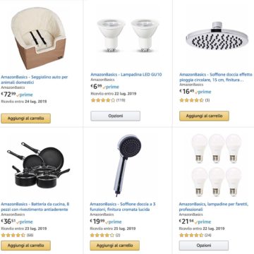 Amazon sfida IKEA: offerte AmazonBasics per casa, bagno e animali domestici