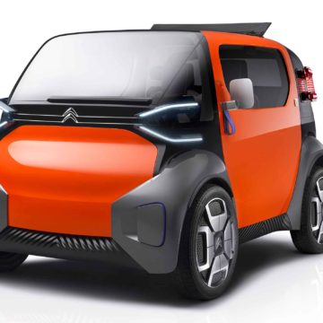 Citroën 19_19 è un concept di veicolo 100% elettrico dalla forma di una capsula trasparente sospesa