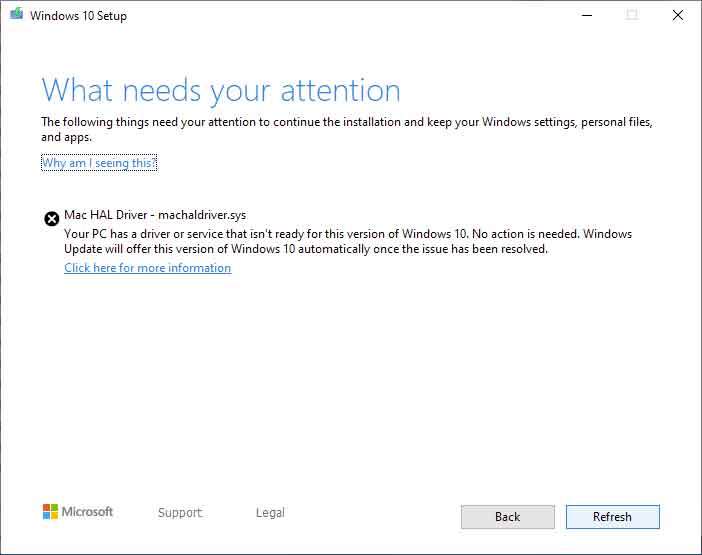 L’ultima versione di Windows 10 non installabile con Boot Camp sui Mac più vecchi