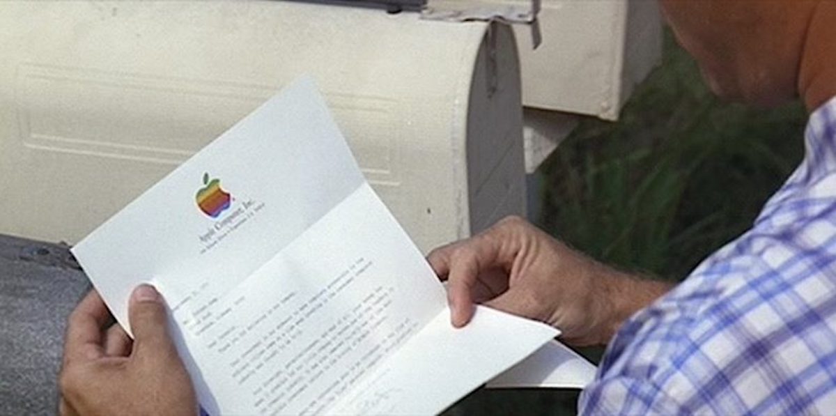 L’investimento di Forrest Gump in Apple oggi avrebbe un valore di 28 milioni di dollari