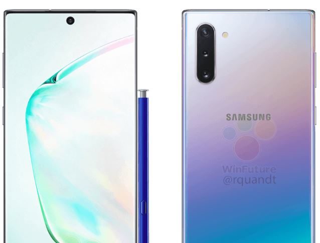 Galaxy Note 10 e 10+ nelle prime foto non ufficiali, meno cornice di S10