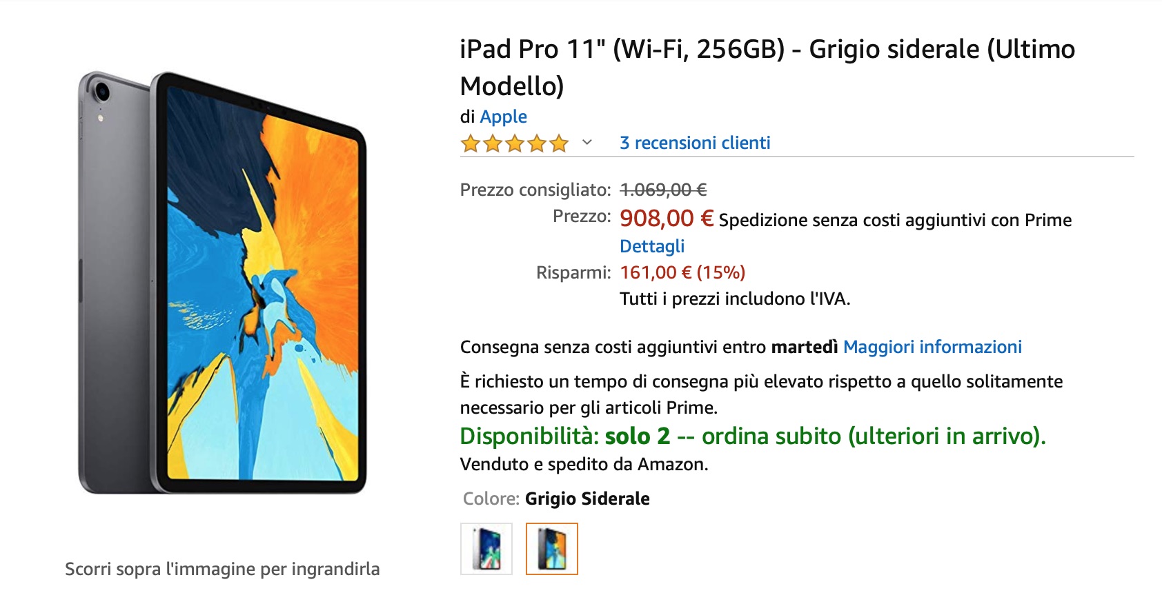 iPad Pro in sconto su Amazon, prezzi ribassati anche del 15%