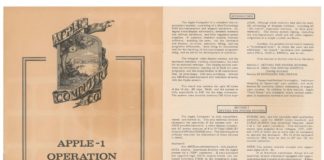 Il manuale originale dell’Apple 1 è in vendita all’asta