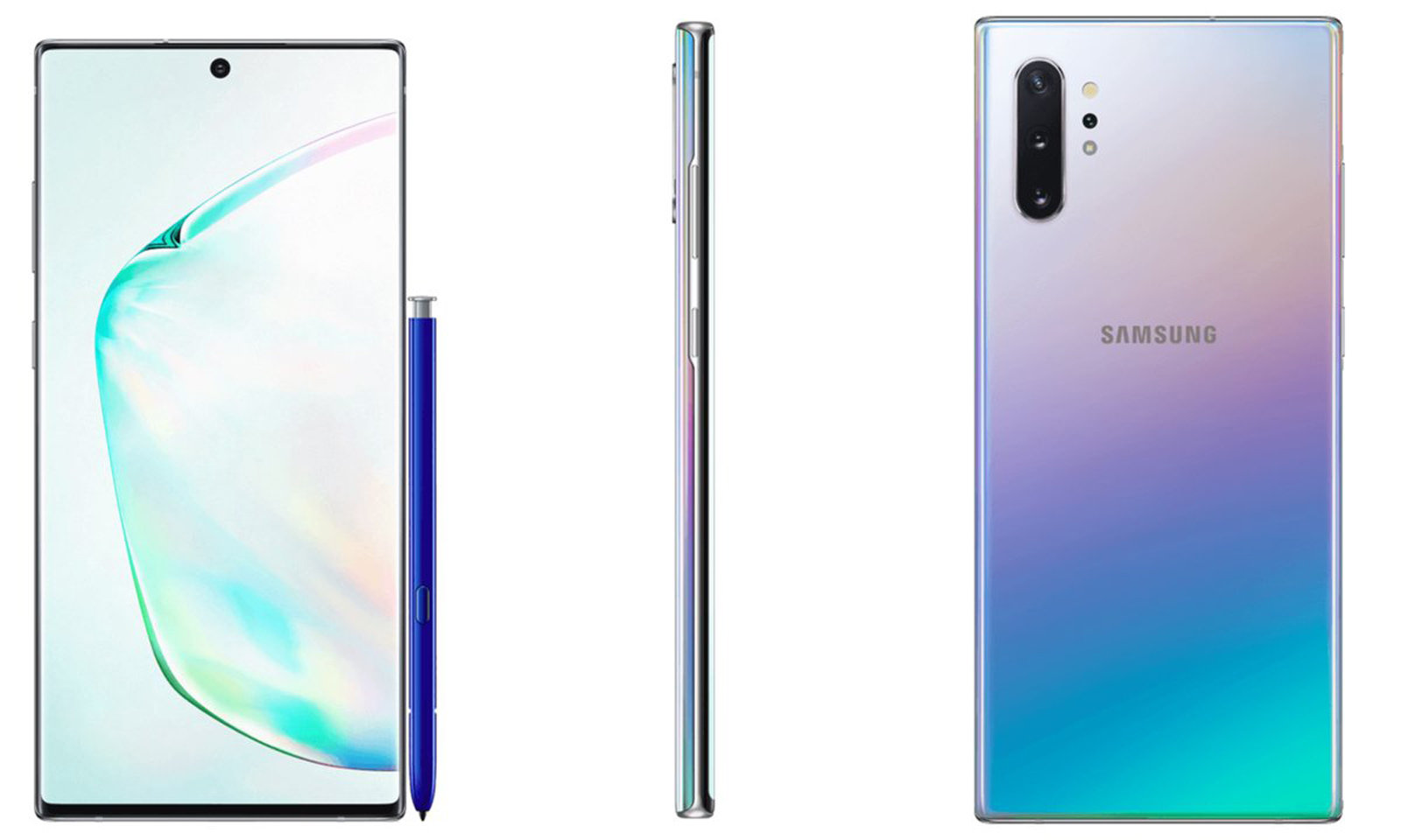 Galaxy Note 10 e 10+ nelle prime foto non ufficiali, meno cornice di S10