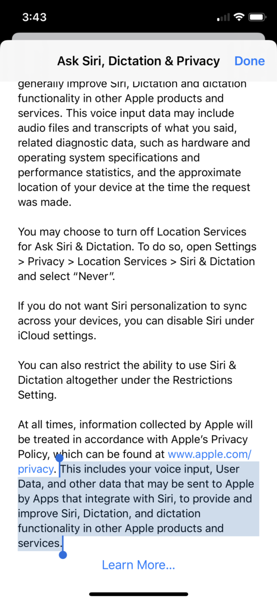 Anche Apple ha dipendenti che ascoltano regolarmente le conversazioni con Siri