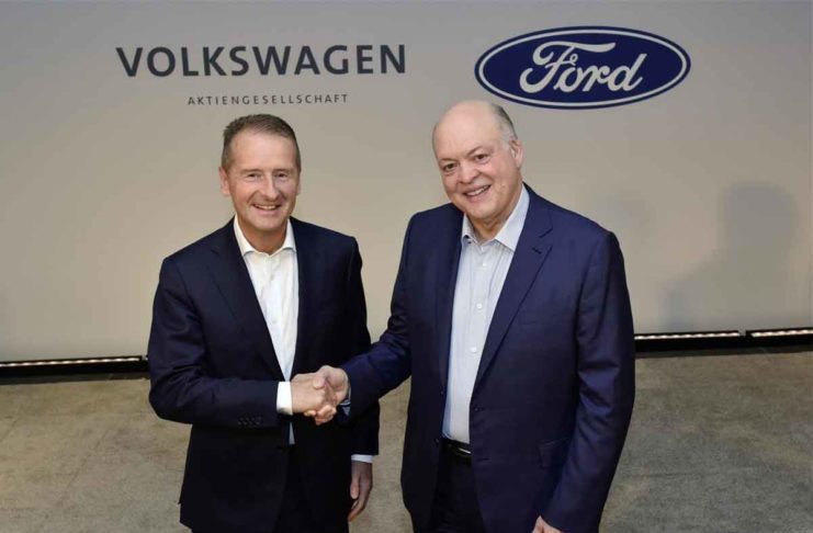 Ford e Volkswagen ampliano la collaborazione su guida autonoma ed elettrificazione